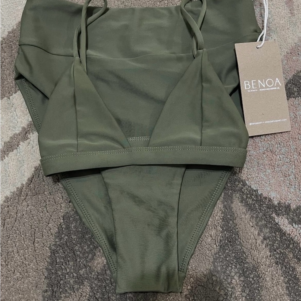 Benoa Swim OliveGreen Bikini Set